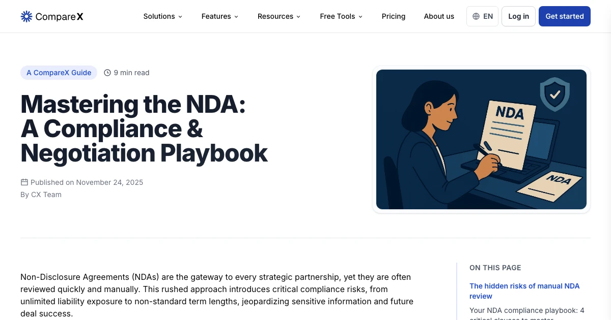 Mastering NDA Compliance and Negotiation with AI Guide