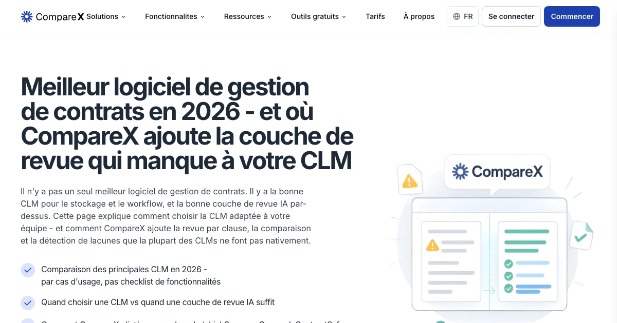 Comparex Meilleur logiciel de gestion de contrats 2026 | CompareX